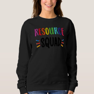 Resource Teacher Squad Resource Teaching Crew Sweatshirt