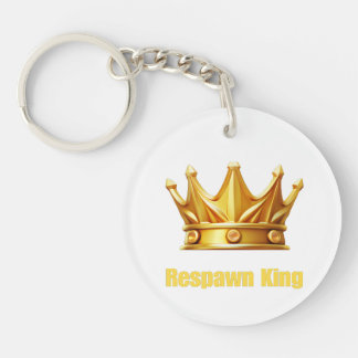 Respawn King – Gamer Crown Pixel Keychain