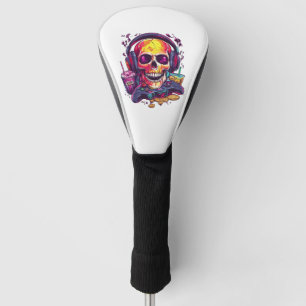 Respawn Ready � Funny Gamer Skull Golf Head Cover