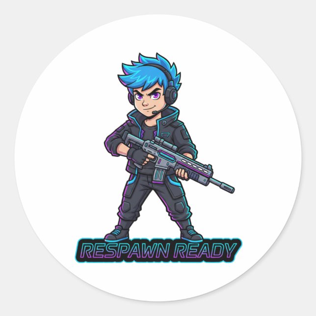 Respawn ready Sticker (Front)