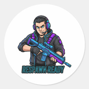 Respawn ready Sticker