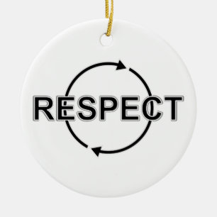 Respect Ceramic Tree Decoration