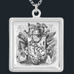 Respect Coat of Arms Regard and Honour Silver Plated Necklace<br><div class="desc">Do you get the respect you deserve?  Wear this pendant and demand your respect in a light heart humourous way.  They will chuckle and then your world will change and your will get that allusive  regard and honour due you. Renaissance</div>