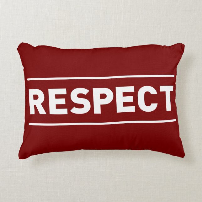 Respect Decorative Cushion (Front)