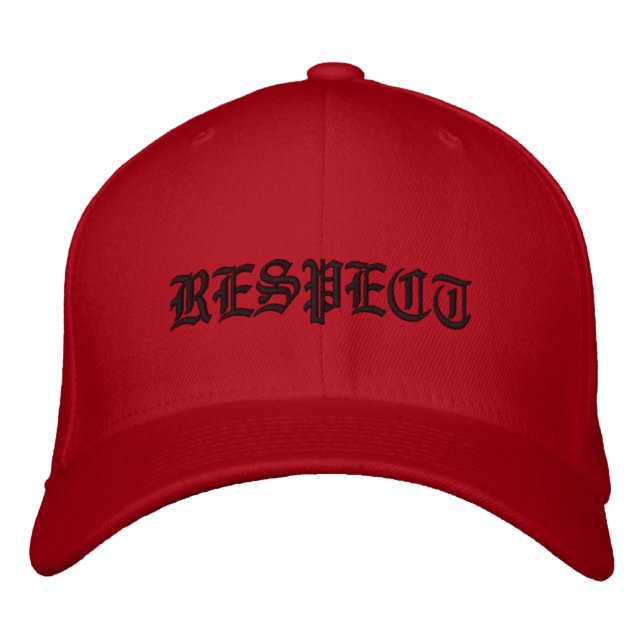 RESPECT EMBROIDERED HAT (Front)