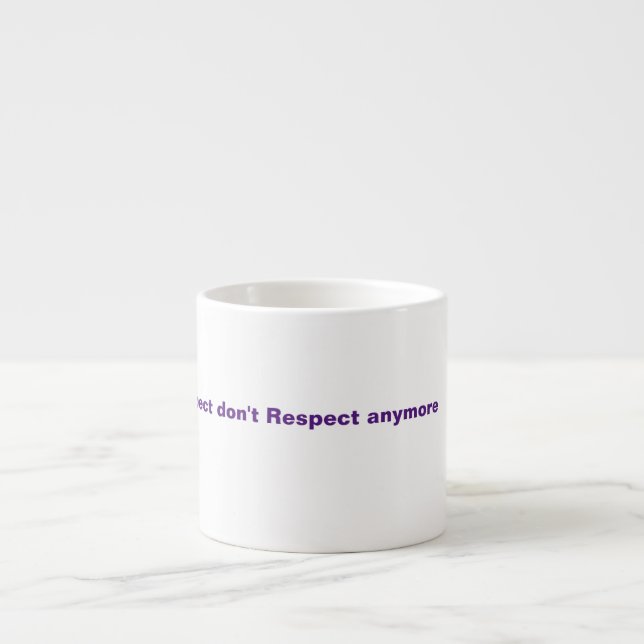 Respect Espresso Cup (Front)