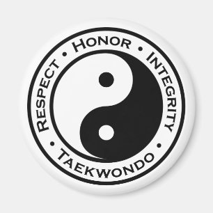 Respect Honour Integrity Taekwondo Magnet