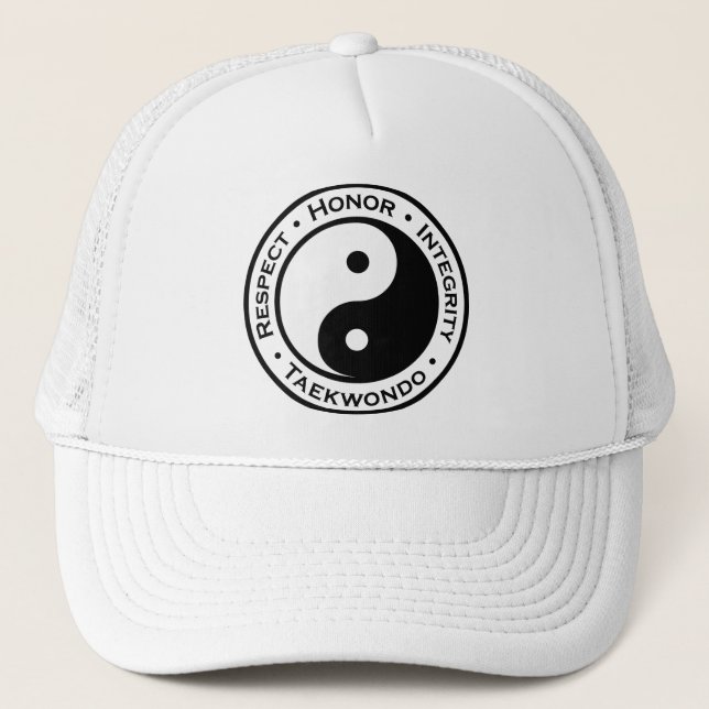 Respect Honour Integrity Taekwondo Trucker Hat (Front)