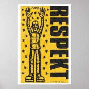 Respect Human Figure Matchbox Art Print