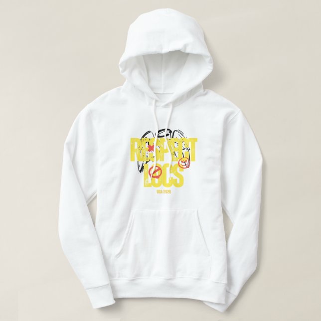 "Respect Locs" Dreadlock Appreciation Hoodie (Design Front)