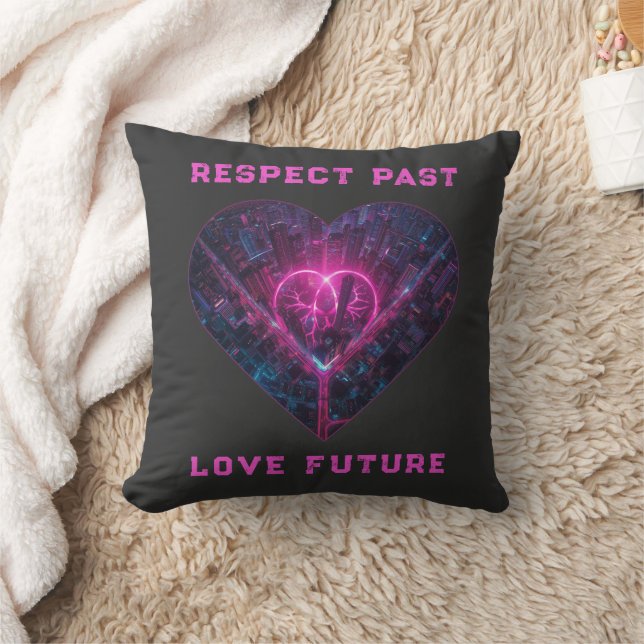 Respect Past Love Future Design Cushion (Blanket)