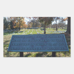 Respect Sign Rectangular Sticker