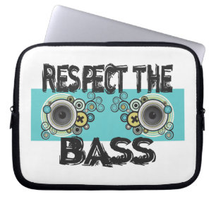 Respect The Bass Laptop Sleeve