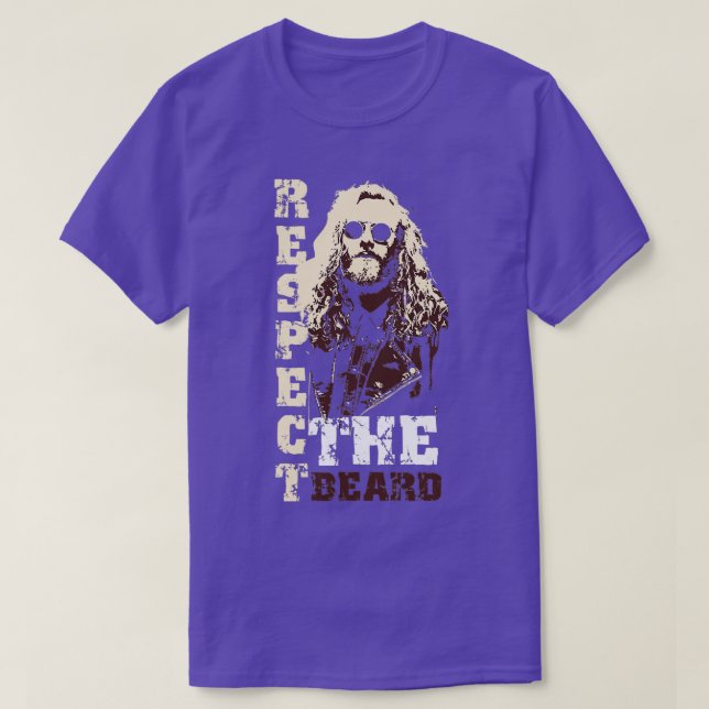 Respect the beard 76 T-Shirt (Design Front)