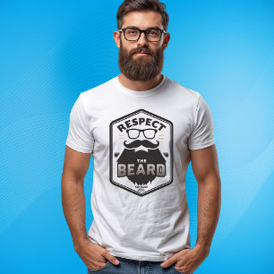 Respect the Beard Est. Since Year Beard Lover T-Shirt