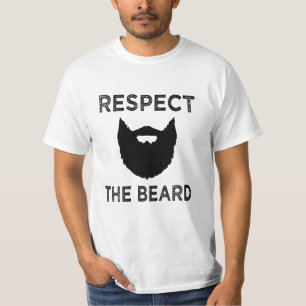 Respect the Beard funny mens shirt