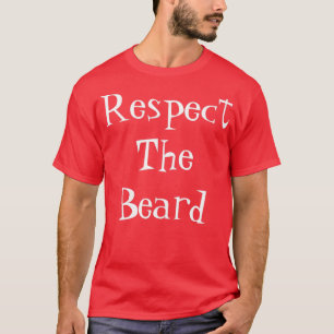 Respect The Beard Santa Claus Christmas Graphic fu T-Shirt