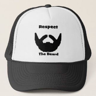 respect the beard trucker hat