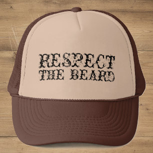 Respect the beard trucker hat for men