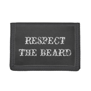 Respect the beard wallet for men