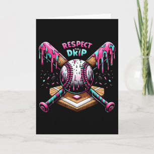Respect The Drip Bysebyll Home Plate With Sprinkle Card