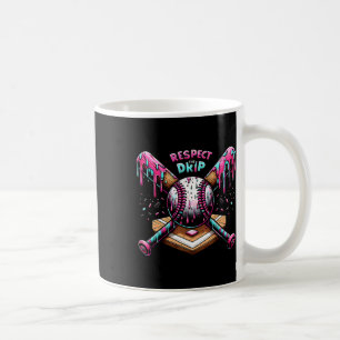 Respect The Drip Bysebyll Home Plate With Sprinkle Coffee Mug