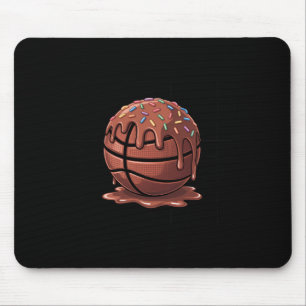 Respect The Drip Sketll Boys Girls Chocolate Cream Mouse Pad