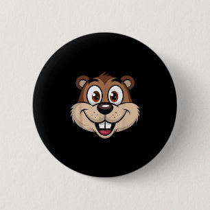Respect The Groundhog Day Ground Hog Animal Costum 6 Cm Round Badge