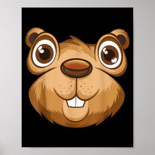 Respect The Groundhog Day Ground Hog Animal Costum Poster