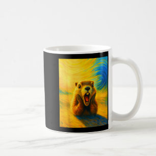 Respect The Groundhog Funny Woodchuck Cute Kids Bo Coffee Mug