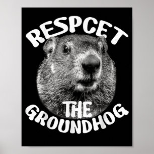 Respect The Groundhog Ground Hog Day _1 Poster