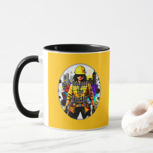 Respect the Hustle Worker Illustration – Industria Mug