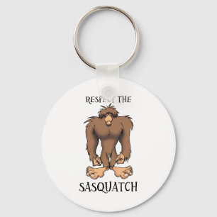 RESPECT THE SASQUATCH KEY RING