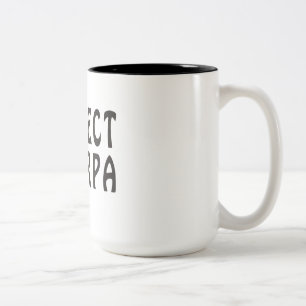 "Respect the Sherpa" Mountaineering Two-Tone Coffee Mug