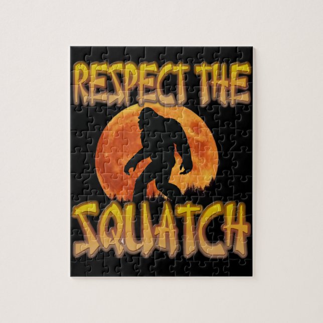 Respect The Squatch Jigsaw Puzzle (Vertical)