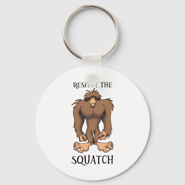 RESPECT THE SQUATCH KEY RING (Front)