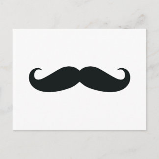 Respect the Stache Moustache Postcard