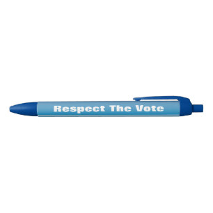 Respect The Vote and Voter Black Ink Pen