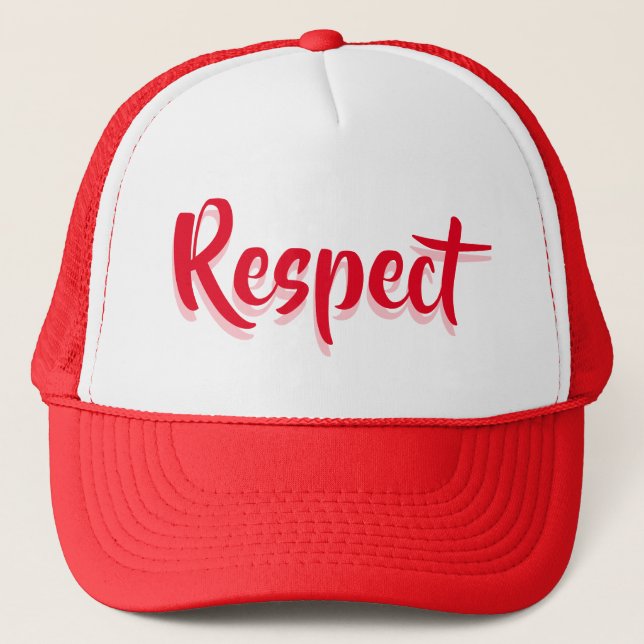 Respect Trucker Hat (Front)
