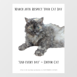 Respect Your Cat Day by RoseWrites