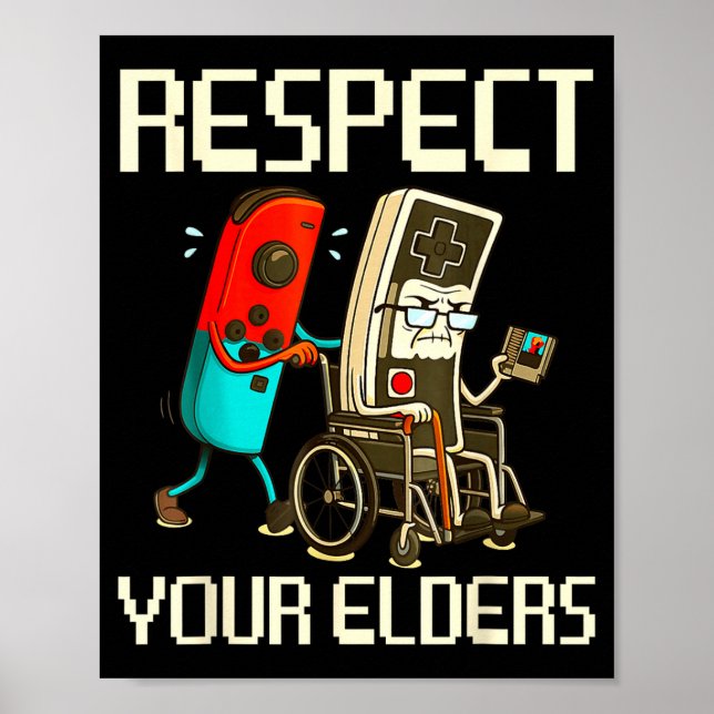 Respect Your Elders Gaming Clic  Poster (Front)