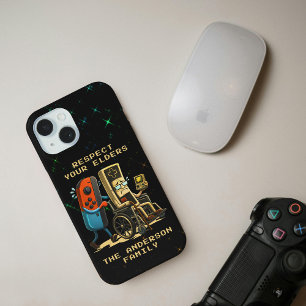 Respect Your Elders Gaming Control Retro Funny iPhone 15 Case