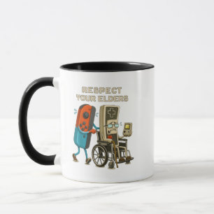 Respect Your Elders Gaming Control Retro Funny Gam Mug