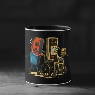 Respect Your Elders Gaming Control Retro Funny Mug