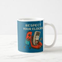 Respect Your Elders Retro Gaming Funny Gamer Contr
