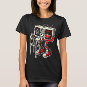 Respect Your Elders Retro Gaming Funny Gamer Contr T-Shirt