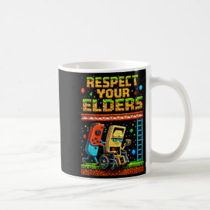Respect Your Elders Retro Gaming Xel Gamer Control Coffee Mug