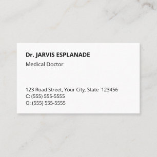 Respectable, Neutral, and Corporate Business Card