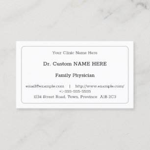 Respectable, Neutral Business Card