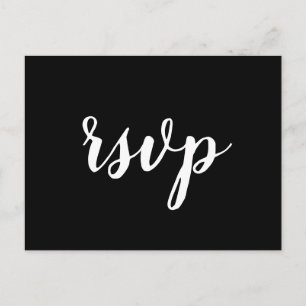 Respectable "rsvp" Postcard